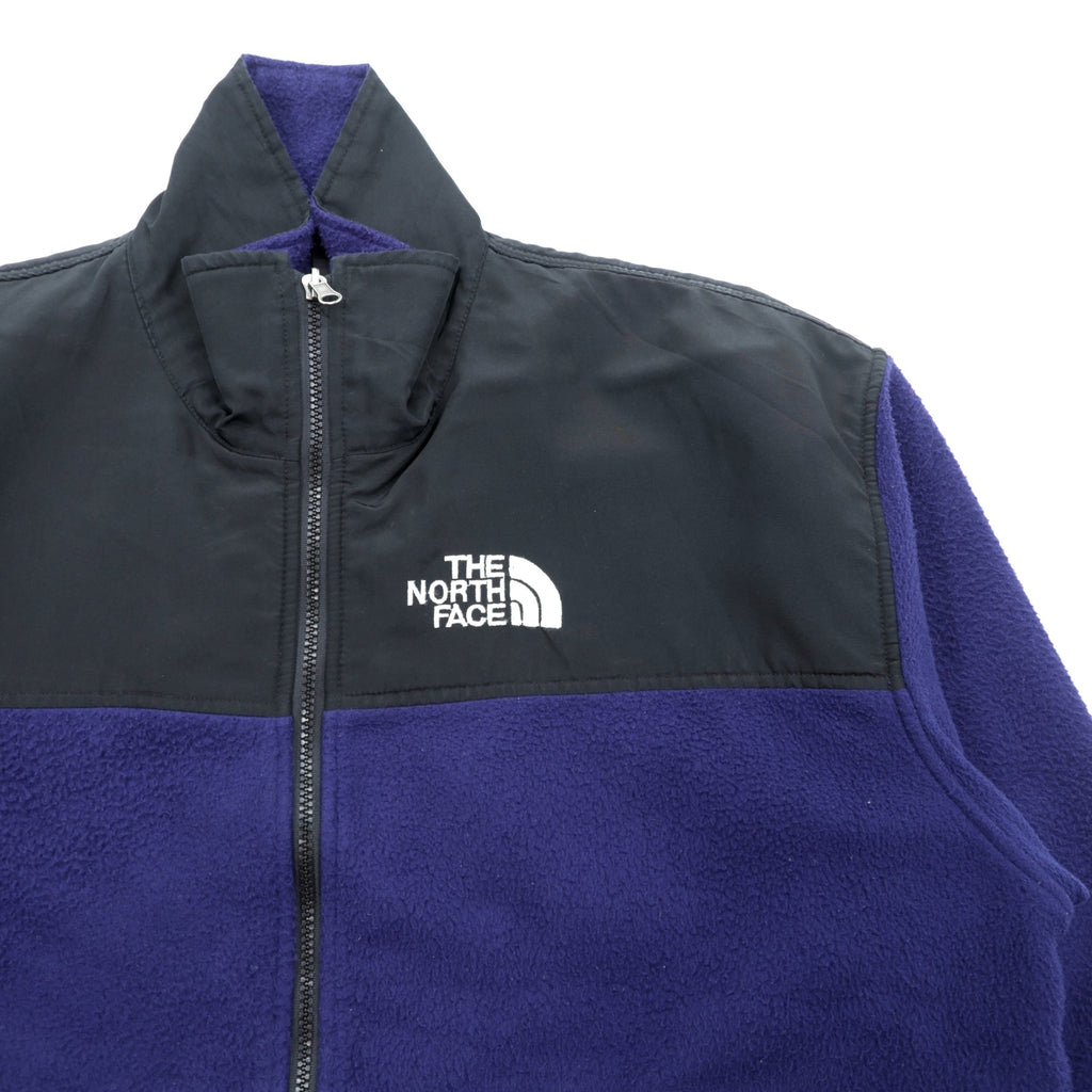 THE NORTH FACE Denali Jacket GORE-TEX Fleece XL Drawcord Navy Waterproof Nylon Switching
