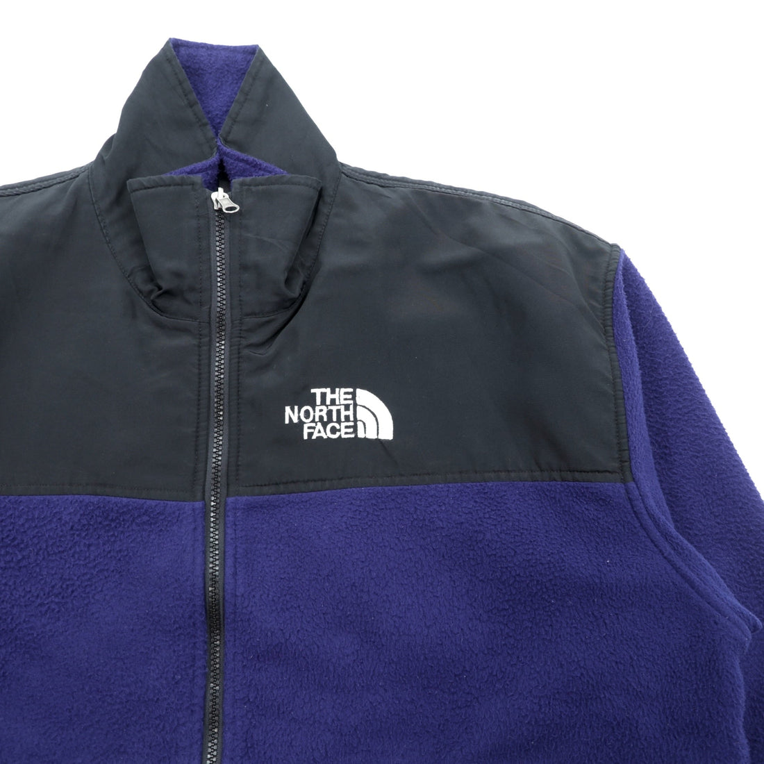 THE NORTH FACE Denali Jacket GORE-TEX Fleece XL Drawcord Navy Waterproof Nylon Switching