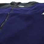 THE NORTH FACE Denali Jacket GORE-TEX Fleece XL Drawcord Navy Waterproof Nylon Switching