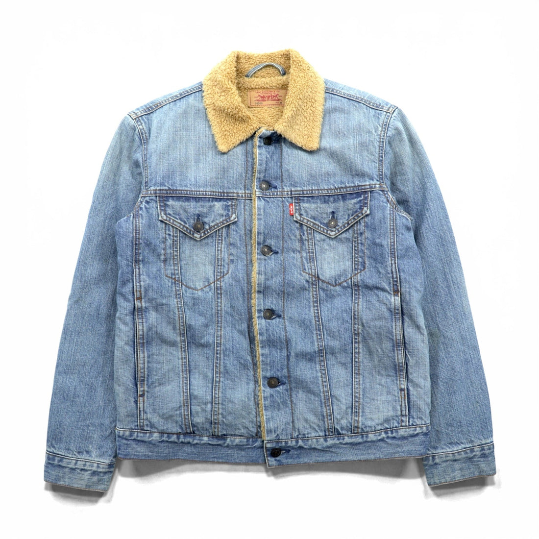 Levi's Boa-lined Trucker Jacket, Denim Size M, Indigo, 70500-02