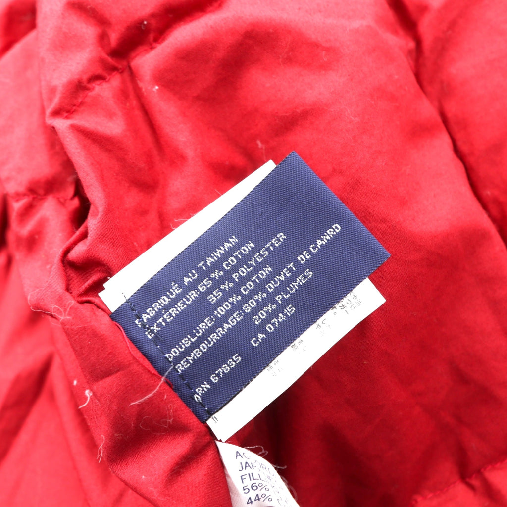 NAUTICA 90s 65/35 Cross N-3B Military Down Jacket, Large, Double Zip Drawcord, Removable Fur