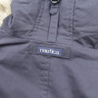 NAUTICA 90s 65/35 Cross N-3B Military Down Jacket, Large, Double Zip Drawcord, Removable Fur