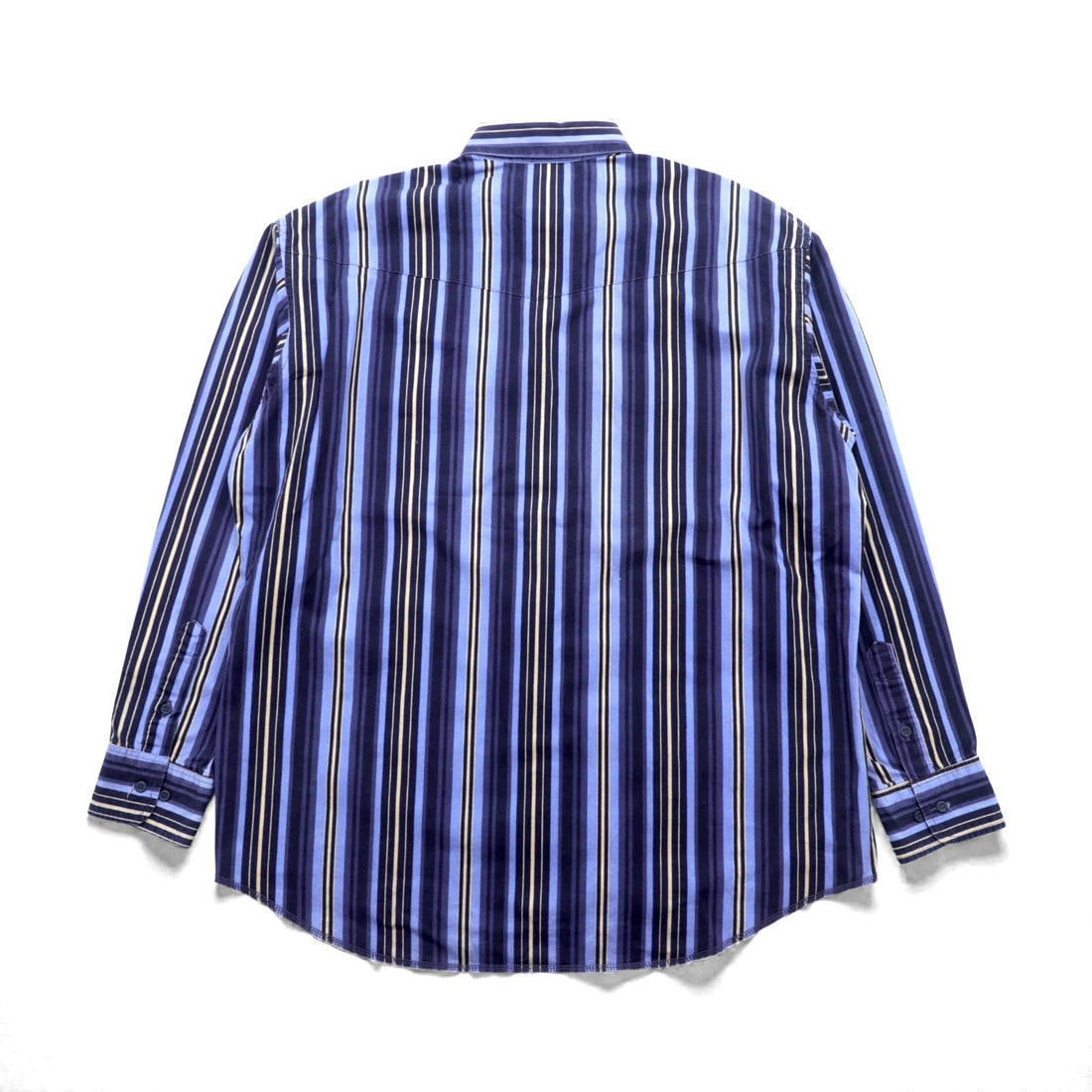 Wrangler 90s Button Down Shirt XL Navy Stripe Chest Pocket