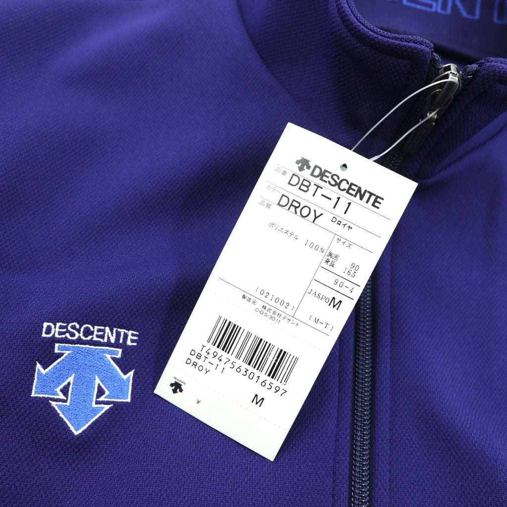 DESCENTE 90s Made in Japan Track Jacket Jersey M Navy Unused