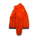 FRED PERRY 90年代 フルジップ フリースジャケット L オレンジ ポリエステル