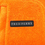 FRED PERRY 90年代 フルジップ フリースジャケット L オレンジ ポリエステル