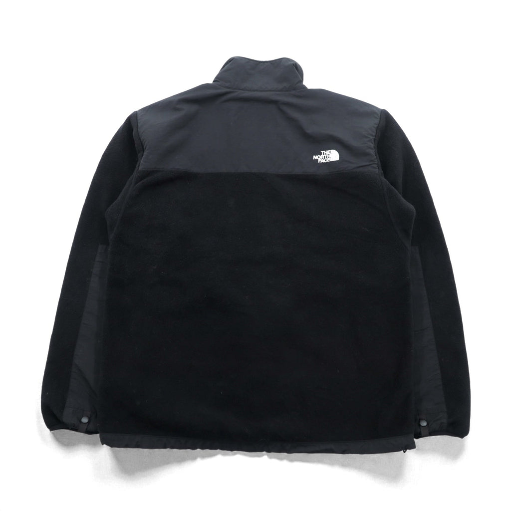 THE NORTH FACE Denali Jacket POLARTEC Fleece L Black Nylon Switching Drawcord