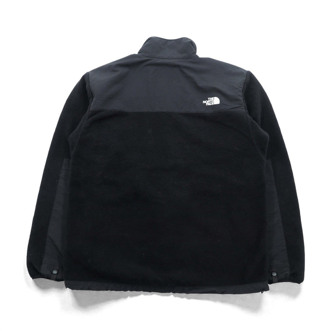 THE NORTH FACE Denali Jacket POLARTEC Fleece L Black Nylon Switching Drawcord