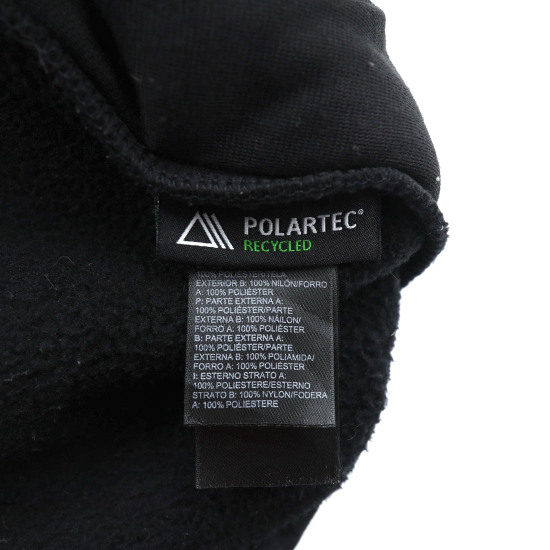 THE NORTH FACE Denali Jacket POLARTEC Fleece L Black Nylon Switching Drawcord
