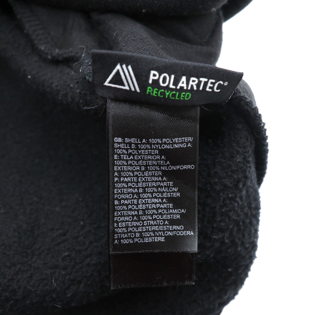 THE NORTH FACE Denali Jacket POLARTEC Fleece L Black Nylon Switching Drawcord