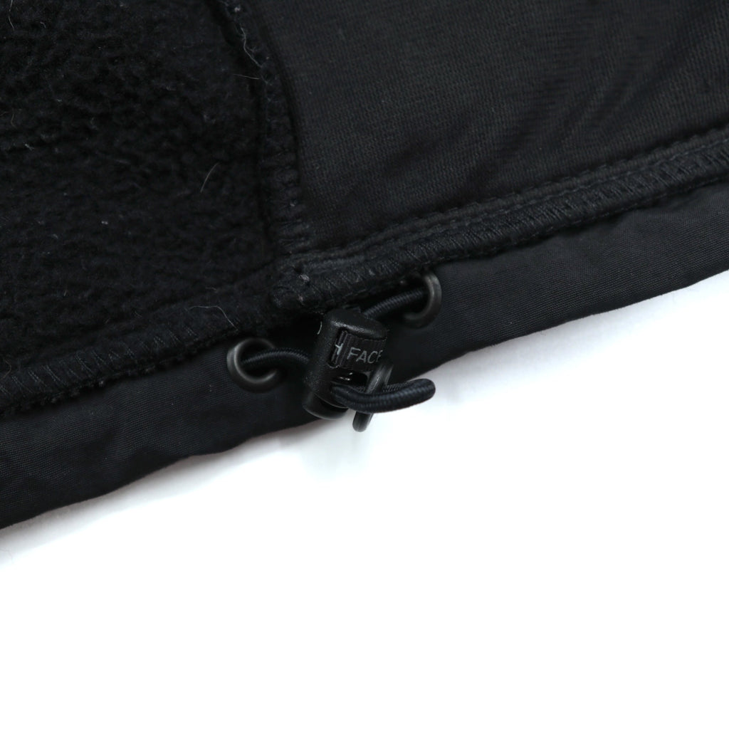 THE NORTH FACE Denali Jacket POLARTEC Fleece L Black Nylon Switching Drawcord