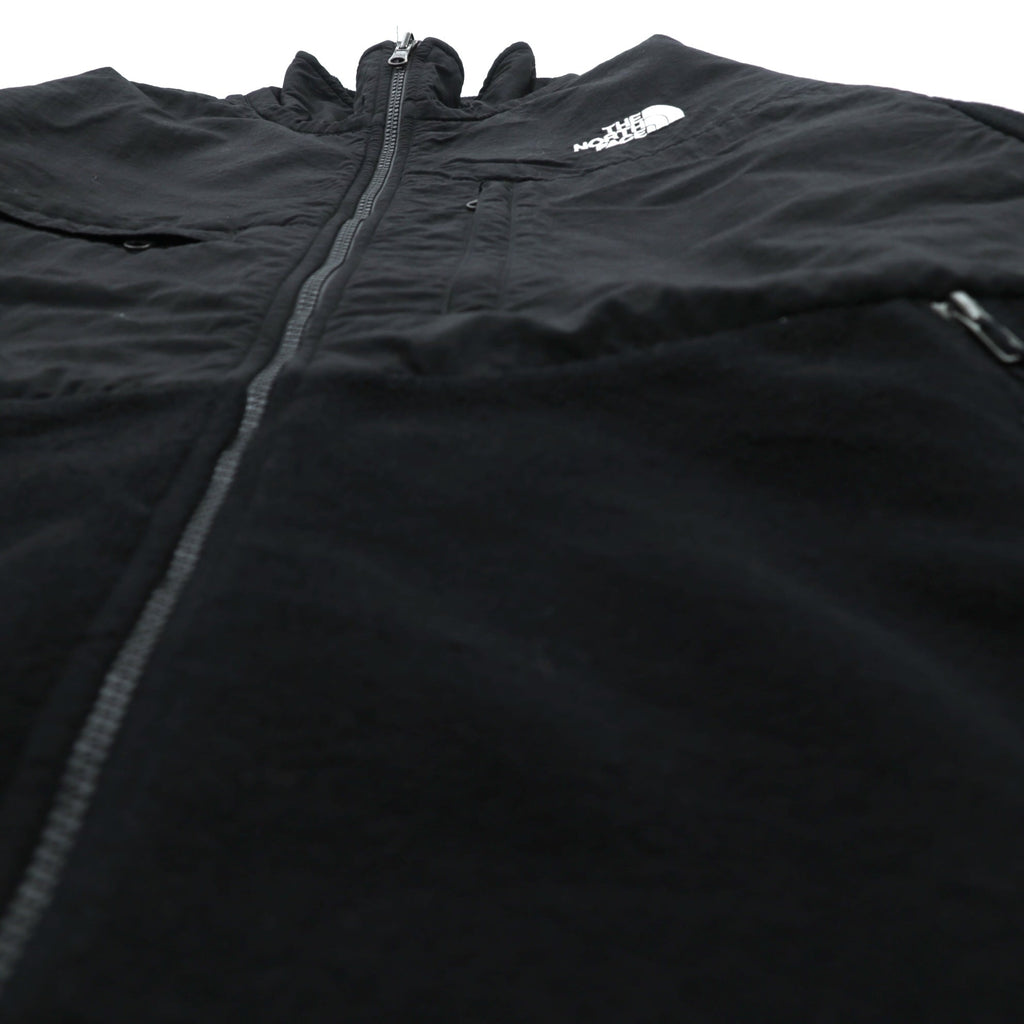 THE NORTH FACE Denali Jacket POLARTEC Fleece L Black Nylon Switching Drawcord