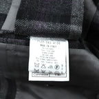 W-D MAN ノーカラー ブレザー ジャケット M チェック イタリア製 UNITED ARROWS 取扱い