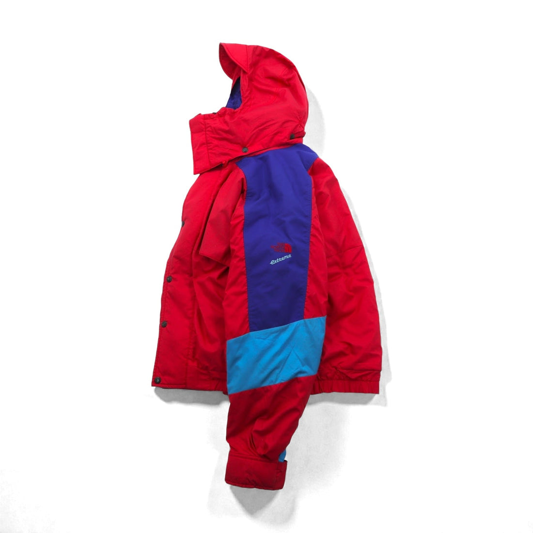 THE NORTH FACE 90s Made in USA EXTREME Padded Down Jacket, Medium, Red Nylon
