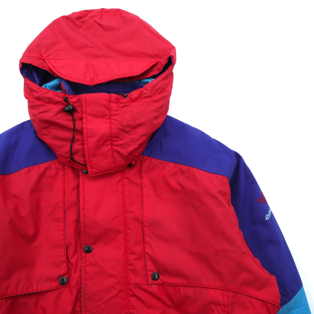 THE NORTH FACE 90s Made in USA EXTREME Padded Down Jacket, Medium, Red Nylon