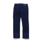 INCOTEX Floral Corduroy Slacks Chino Pants, Medium, Navy, A20X0, Made in Romania