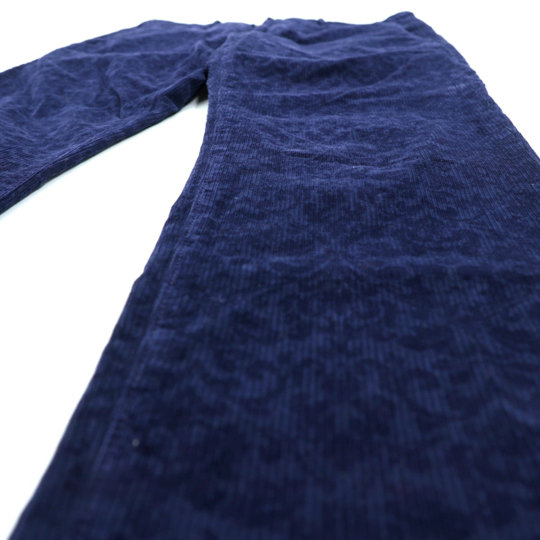 INCOTEX Floral Corduroy Slacks Chino Pants, Medium, Navy, A20X0, Made in Romania