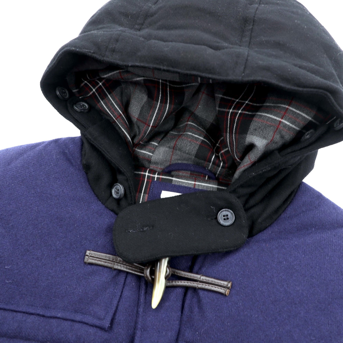 International Gallery BEAMS Exclusive Cape HEIGHTS Down Jacket, Size S, Navy, Double Zip Duffle, Landis WOOL, CH9111818