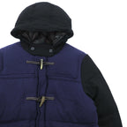 International Gallery BEAMS Exclusive Cape HEIGHTS Down Jacket, Size S, Navy, Double Zip Duffle, Landis WOOL, CH9111818