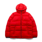 Polo Ralph Lauren Performance Down Jacket, Medium, Red Nylon, Small Pony, Detachable Hood