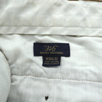 Brooks Brothers 2-Tuck Wide Corduroy Chino Pants, Slacks, Large, Brown Cotton