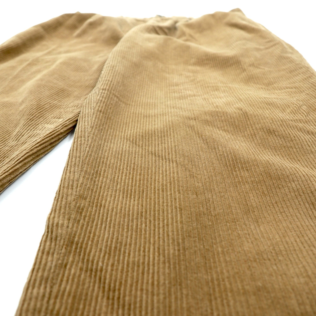 Brooks Brothers 2-Tuck Wide Corduroy Chino Pants, Slacks, Large, Brown Cotton