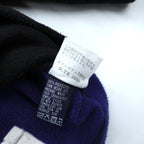 NAUTICA 00年代 フルジップ フリースジャケット XL ブラック スタンドカラー COMPETITION バックロゴ刺繍