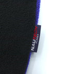 NAUTICA 00年代 フルジップ フリースジャケット XL ブラック スタンドカラー COMPETITION バックロゴ刺繍