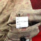 90s Japan Vintage Blazer バッファローチェック ツイード 1B テーラードジャケット ブレザー M レッド ウール 裏地 ペイズリー柄 INO 日本製