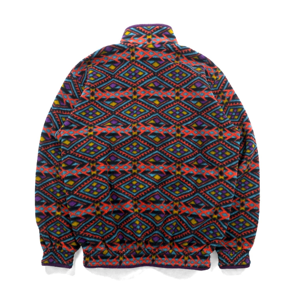 TARAS BOULBA 90s POLARTEC Allover Pattern Fleece Jacket L Multicolor Made in Japan