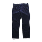 Polo Ralph Lauren Corduroy Chino Pants Slacks L Navy TALON Zip Leather Patch