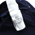 Polo Ralph Lauren Corduroy Chino Pants Slacks L Navy TALON Zip Leather Patch