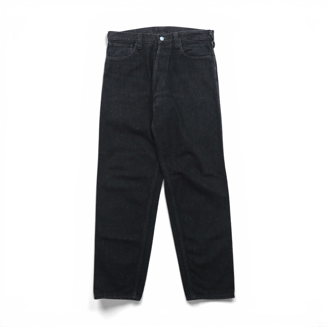 EVISU 日本製 ブラック デニムパンツ ジーンズ M テーパード 5020 カモメペイント
