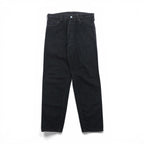 EVISU Made in Japan Black Denim Pants Jeans Medium Tapered 5020 Seagull Paint
