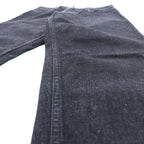 EVISU Made in Japan Black Denim Pants Jeans Medium Tapered 5020 Seagull Paint