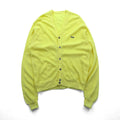 J.C.PENNEY 80s Vintage Knit Cardigan L Yellow The FOX Collection