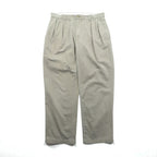 Polo Ralph Lauren Chino Pants, 2-pleat Wide Tapered, Slacks, Large, Beige, Classic Fit, Pleated