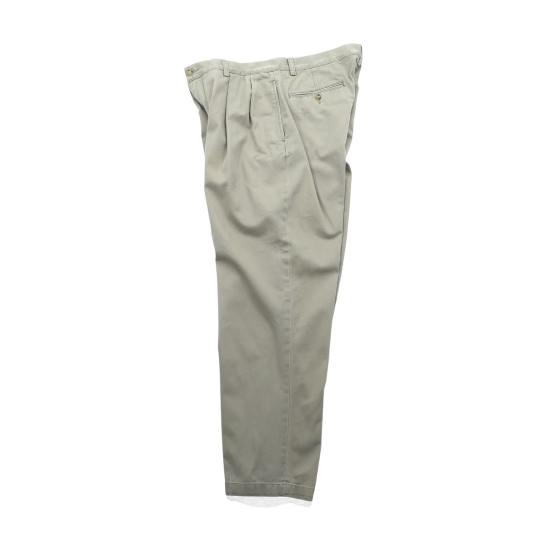 Polo Ralph Lauren Chino Pants, 2-pleat Wide Tapered, Slacks, Large, Beige, Classic Fit, Pleated