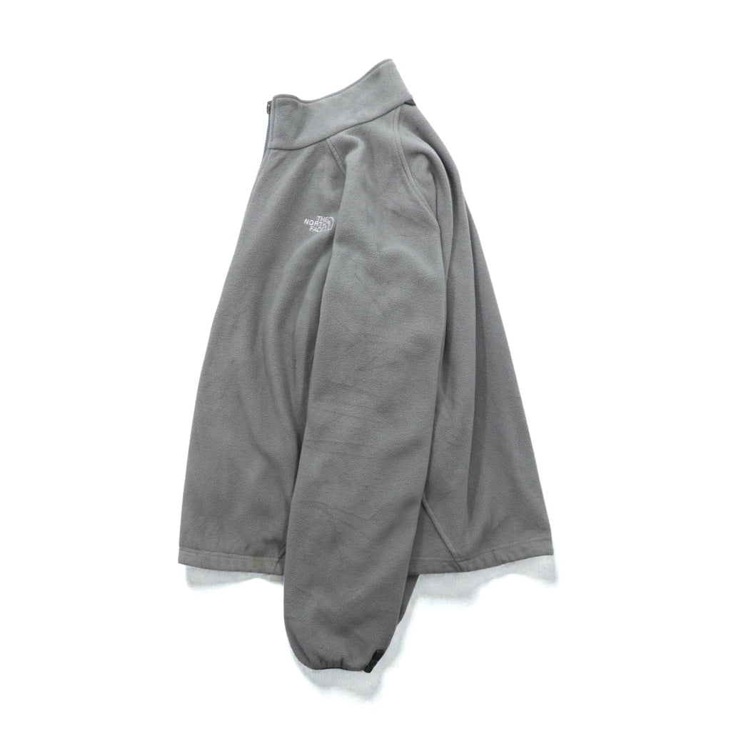 THE NORTH FACE フルジップ フリースジャケット M グレー スタンドカラー AXM6