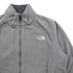 THE NORTH FACE フルジップ フリースジャケット M グレー スタンドカラー AXM6