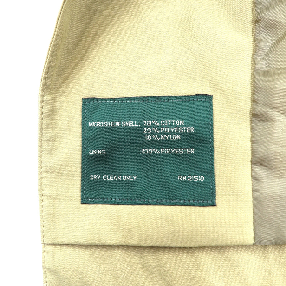 LAUREN RALPH 90s Peach Skin Balmacaan Coat, Soutien Collar, Large, Beige, with a hidden placket and cotton lining.