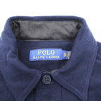 Polo Ralph Lauren Military CPO Shirt, XS, Navy Cotton, Chin Strap, Anchor Button
