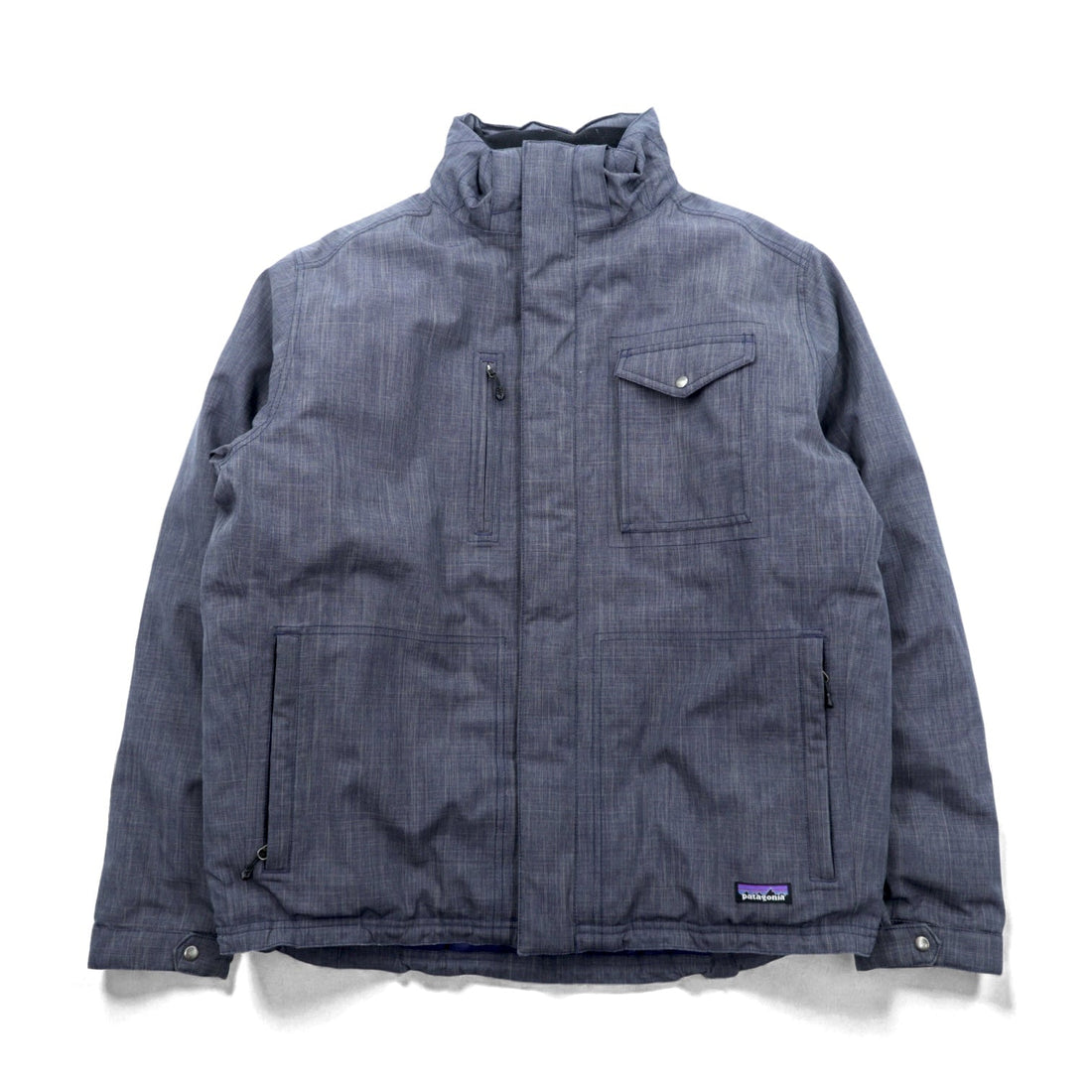 Patagonia ダウンジャケット Wanaka Down Jacket L ネイビー h2no 防水 フード着脱式 ドローコード 28471 廃番