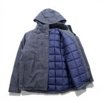 Patagonia ダウンジャケット Wanaka Down Jacket L ネイビー h2no 防水 フード着脱式 ドローコード 28471 廃番
