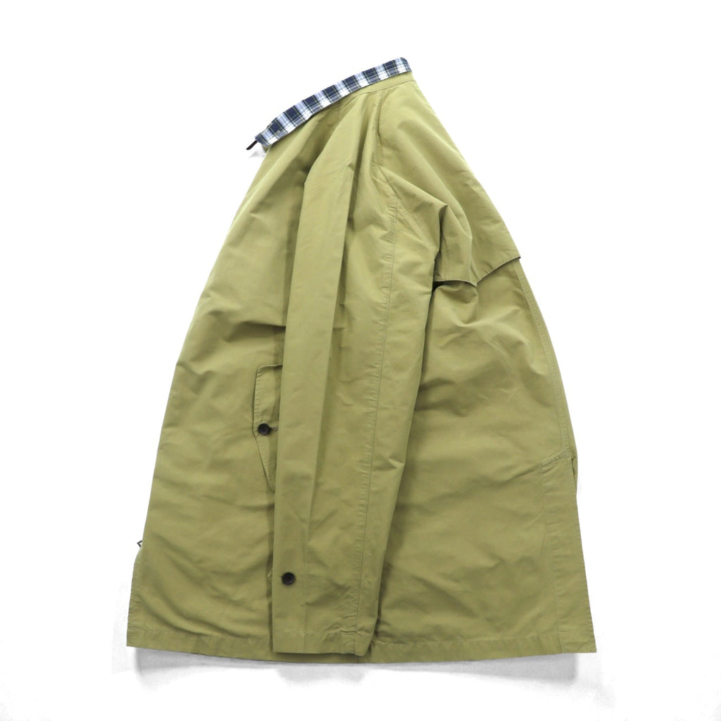 Polo Ralph Lauren 90s Half Coat Hunting Jacket, Large, Beige, Double Zip