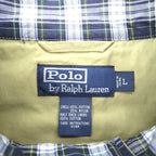 Polo Ralph Lauren 90s Half Coat Hunting Jacket, Large, Beige, Double Zip