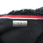 NAPAPIJRI ハーフジップ アノラックパーカー シェルパ フリースジャケット M ブラック ドローコード Teide Fleece Hoodie N0Y13M
