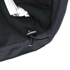 NAPAPIJRI ハーフジップ アノラックパーカー シェルパ フリースジャケット M ブラック ドローコード Teide Fleece Hoodie N0Y13M