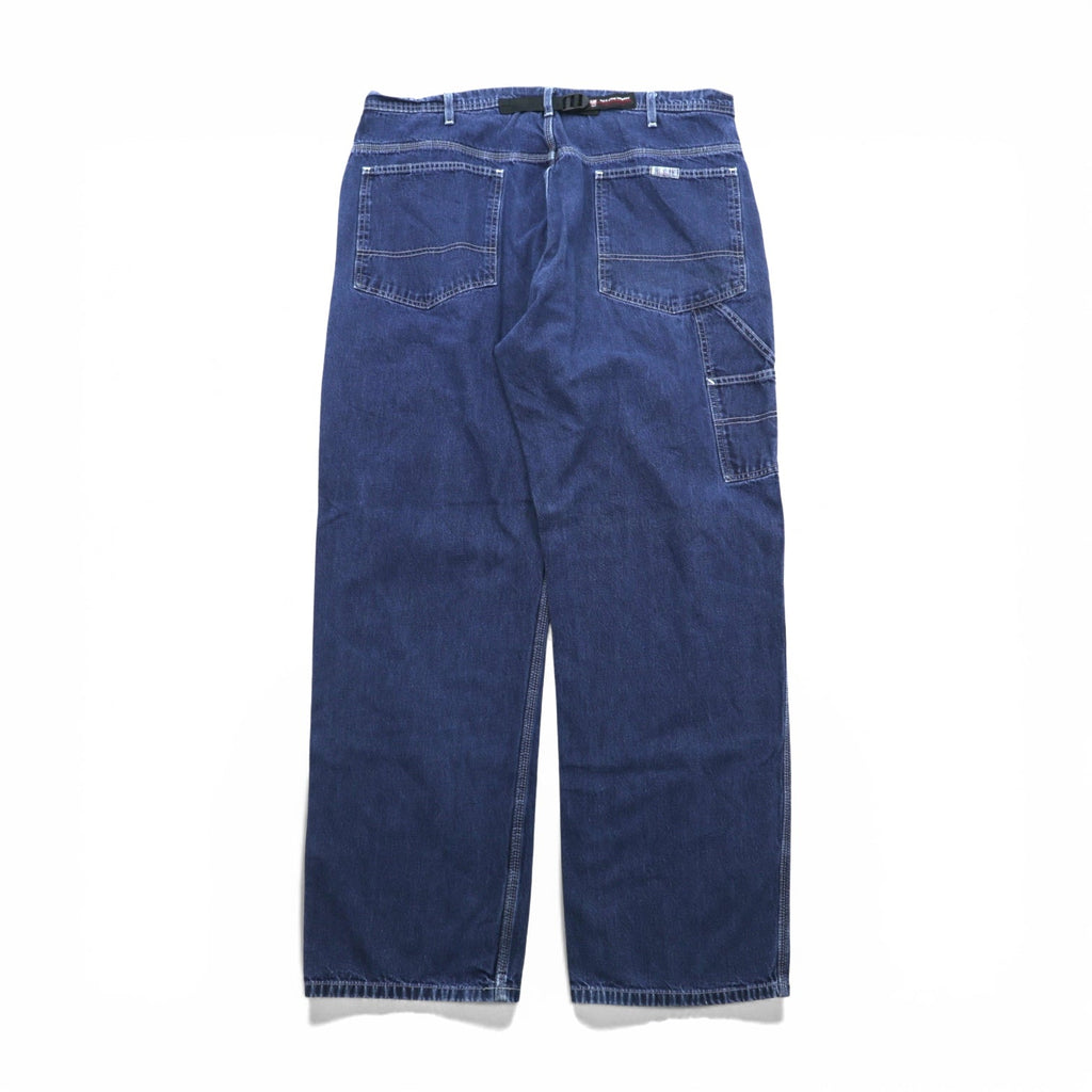 POLO JEANS CO. RALPH LAUREN 90年代 バギー ペインター ワイド デニムパンツ ジーンズ XL インディゴ シンチバック ビッグサイズ