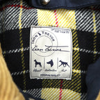 Iron trevor Made in Italy Duck Fireman Jacket Coverall 2XL Navy Corduroy Collar with Detachable Liner and Chin Strap Unused